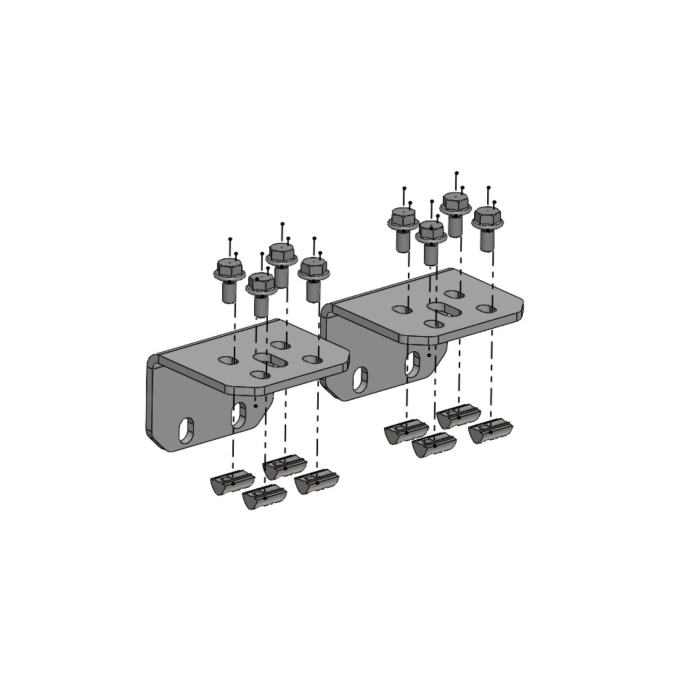 Soporte para tienda de techo V3 para portaequipajes de techo IOD Performance