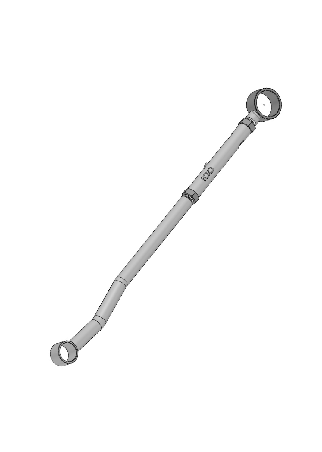 Panhard delantero regulable IOD Performance para Nissan Patrol Y61 3.0 RHD