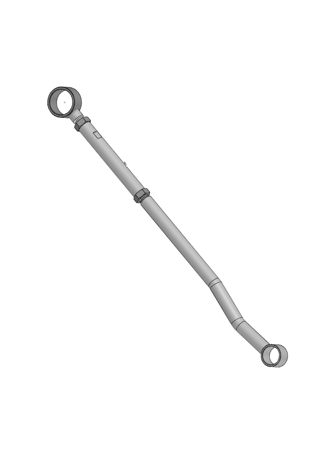 Panhard delantero regulable IOD Performance para Nissan Patrol Y61 3.0 RHD