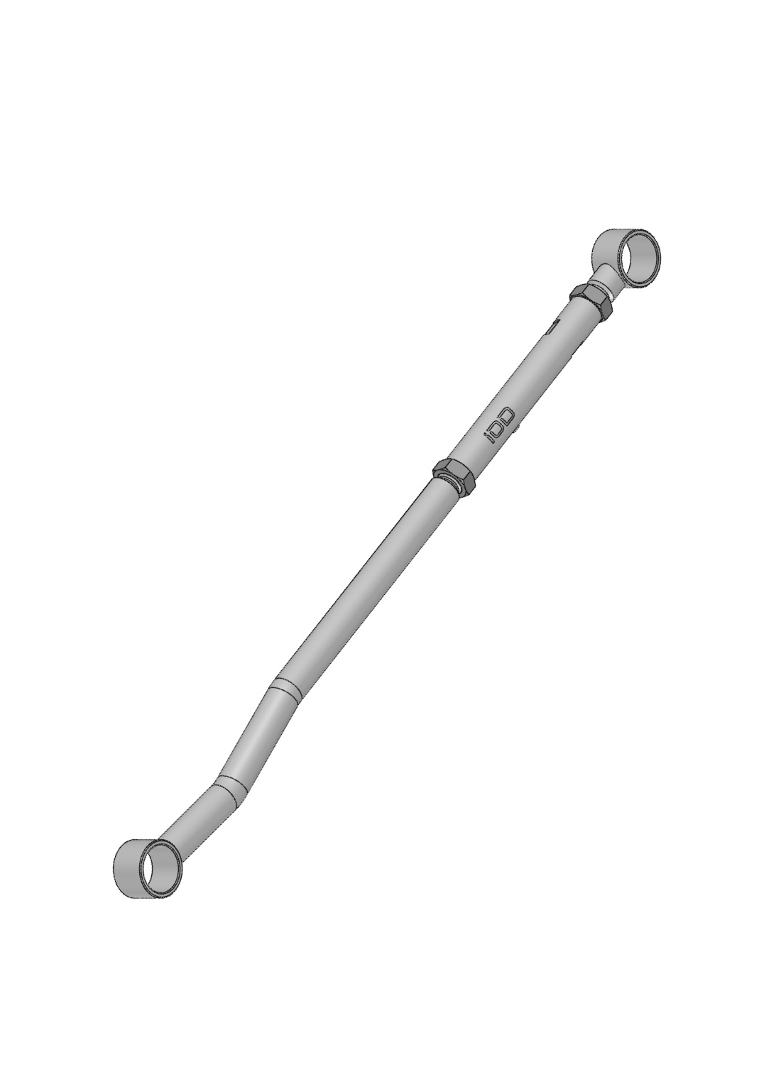 Panhard delantero regulable IOD Performance para Nissan Patrol Y60 Y61 2.8 RHD