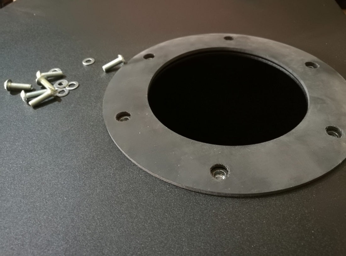 Depósito de combustible de 110 L en INOX con pintura en polvo negra IOD Performance para Nissan Patrol Y60 Y61