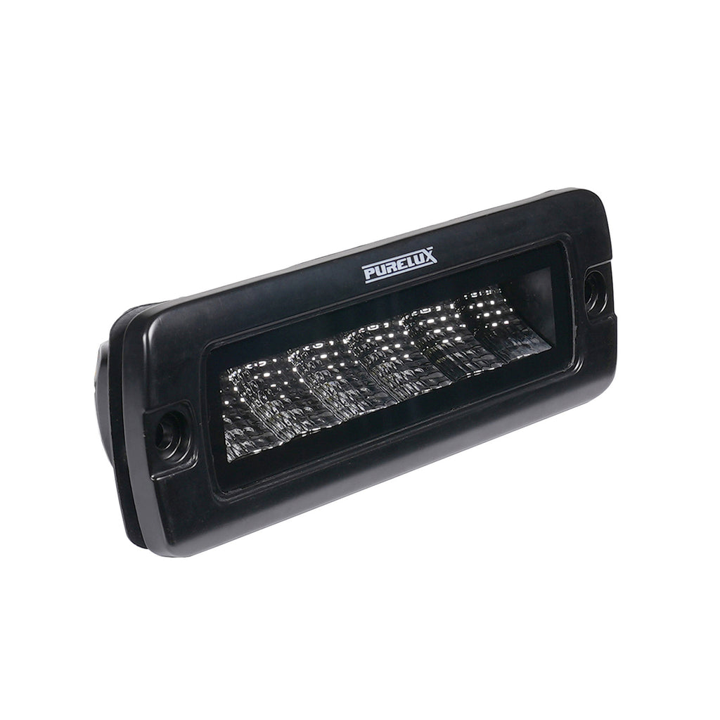Faro de trabajo Purelux Black Flush-Mount Slim 20 cm 30W Flood IOD Performance 1 ud.