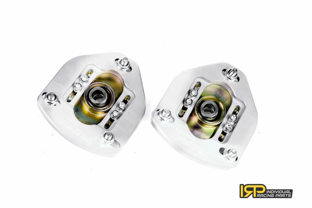 Placas de camber/caster regulables IRP para coilovers con M12x1.25 para BMW E30 E34