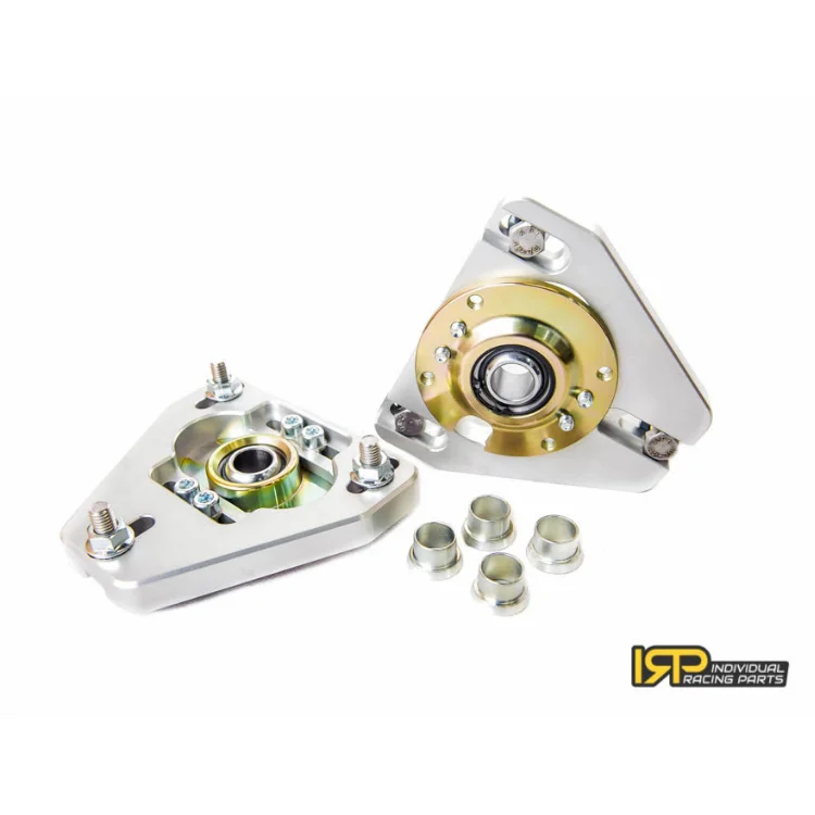 Placas de camber y caster regulables IRP para muelles originales con M14x1,5 para BMW E36