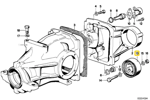 IRP Silentblock de diferencial de poliuretano 90SH para BMW E30 E36/5