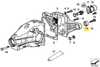 Silentblocks de aluminio para diferencial IRP para BMW E36 M3