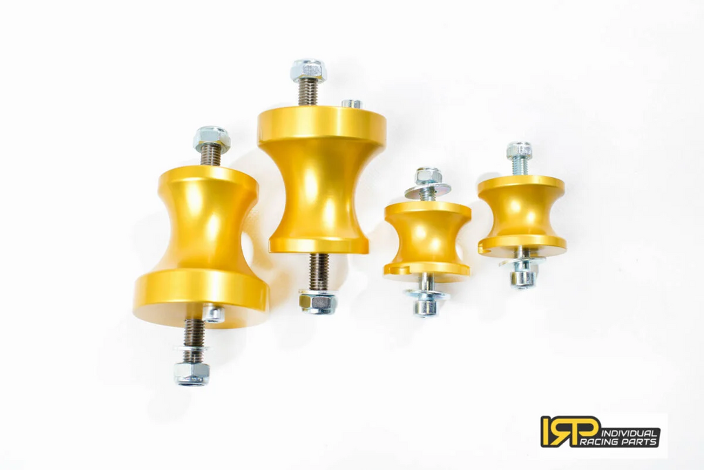 Soportes de motor y cambio de aluminio IRP para BMW E36 E46
