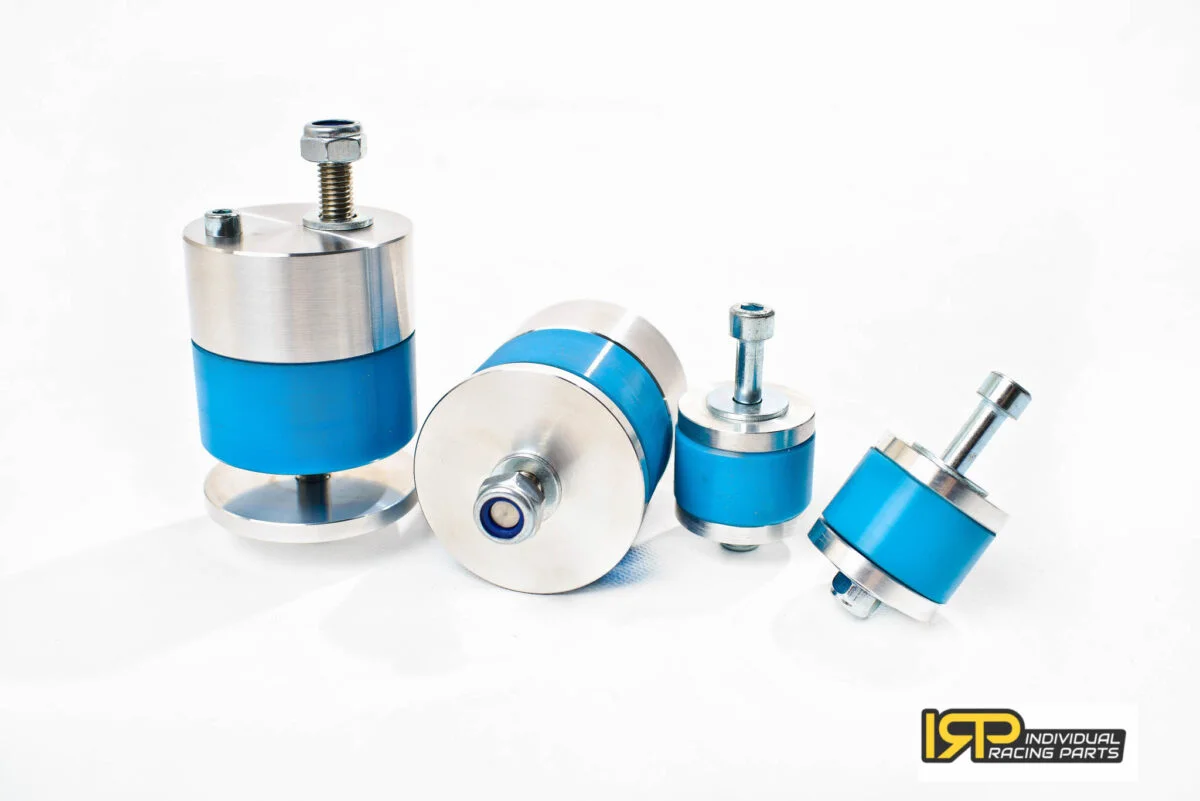 IRP Soportes de motor y caja de cambios de aluminio con poliuretano para BMW E36 E46