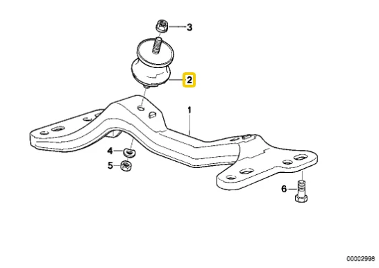 IRP Soportes de motor y caja de cambios de aluminio con poliuretano para BMW E36 E46