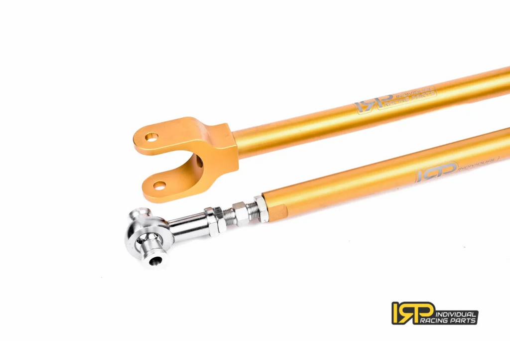 Brazos de camber inferiores traseros IRP de aluminio con rodamientos Motorsport para BMW E36 E46