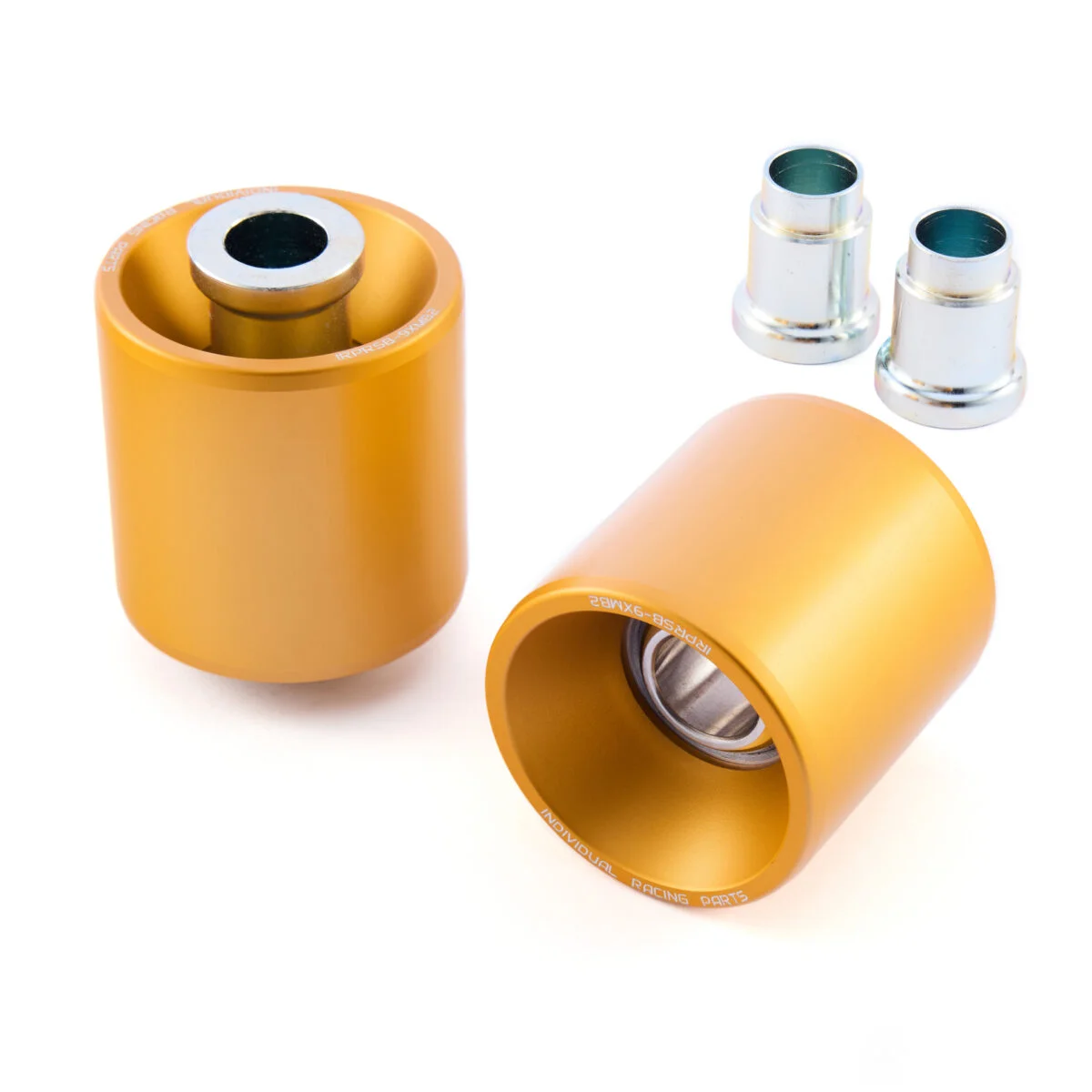 Silentblocks de aluminio IRP para subchasis trasero BMW E8x E9x F87 M2 F80 M3 F82 M4 G87 M2 G80 M30 G82 83 M4