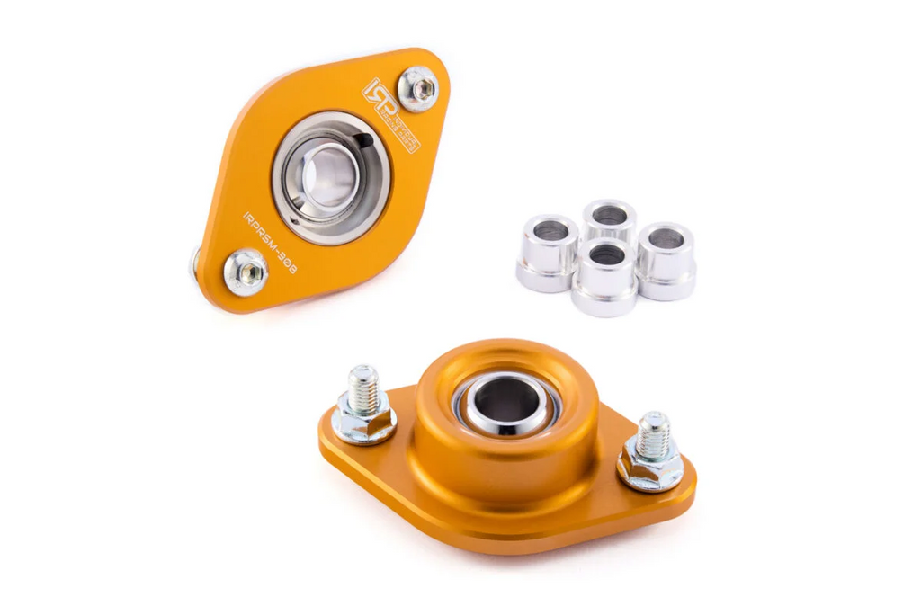 Soportes de amortiguador traseros IRP con rodamientos MS Pillow-Balls para BMW E30 E36 E36/5 E36/7 E36/8 E46