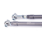 Brazos de convergencia traseros regulables de aluminio IRP con rodamientos Motorsport para BMW E8x E9x no M gris