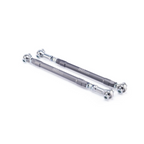 Brazos de convergencia traseros regulables de aluminio IRP con rodamientos Motorsport para BMW E8x E9x no M gris
