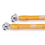 Brazos de caída traseros regulables IRP de aluminio con rótulas Motorsport Fluro para BMW E8x E9x dorado