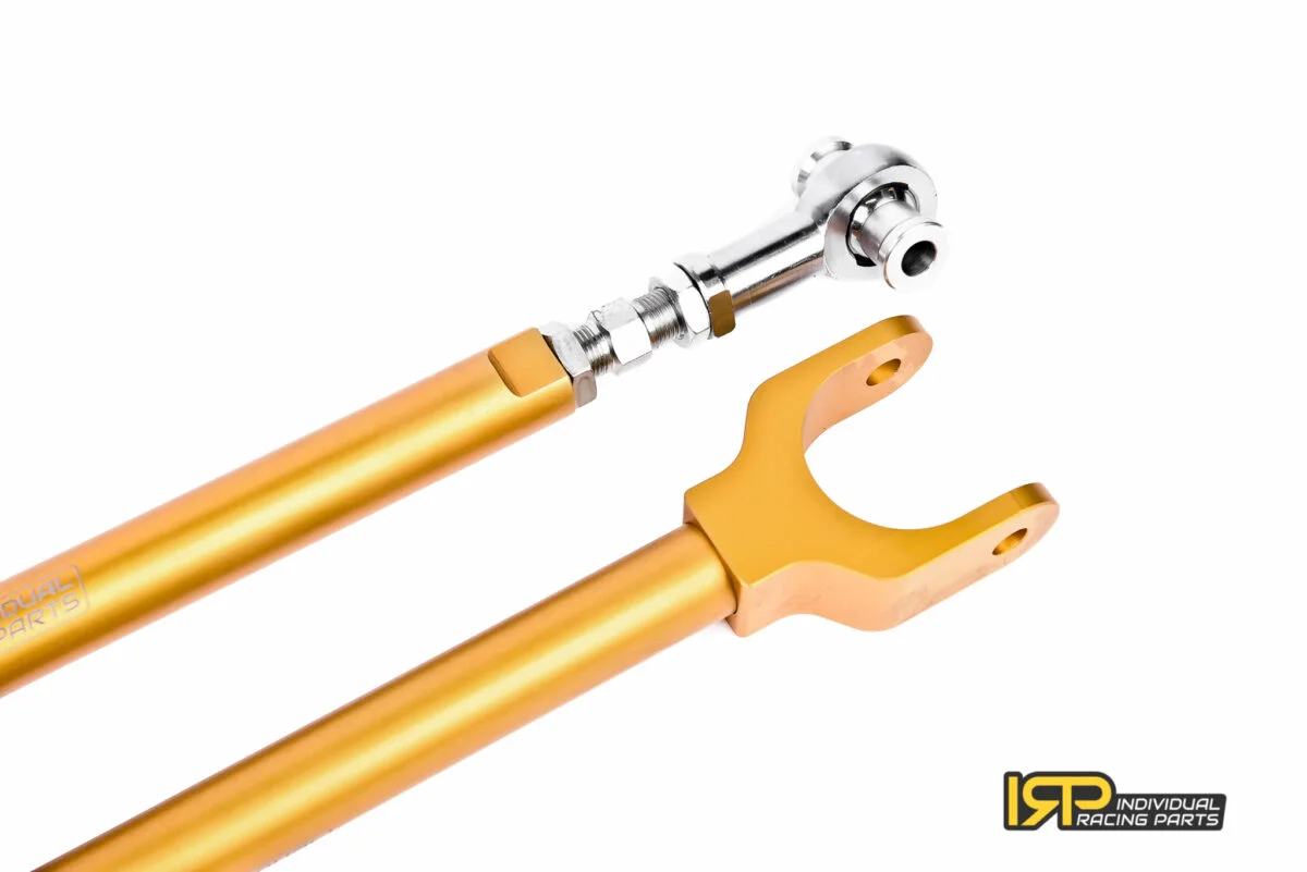 Brazos de caída superiores traseros IRP de aluminio con rodamientos Fluro Motorsport para BMW E36