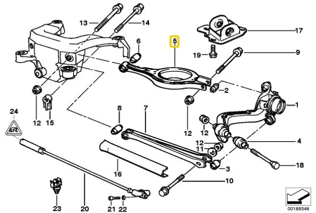 Brazos de camber traseros superiores IRP de acero con rótulas Fluro Motorsport para BMW E36