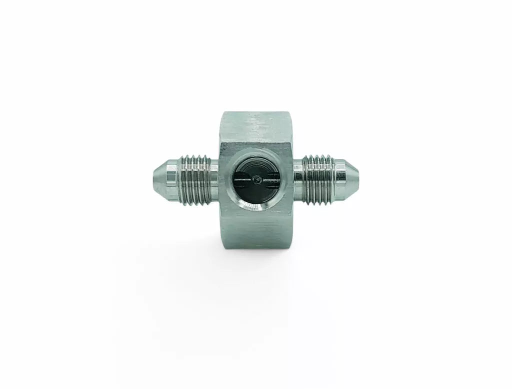 Inline brake pressure switch adapter AN3 macho / 1/8 NPT hembra