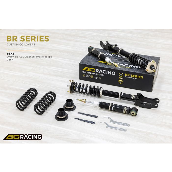 BC Racing J-51-BR-RS Coilovers for Mercedes Benz GLE 350D 4Matic Coupé C167 2019+