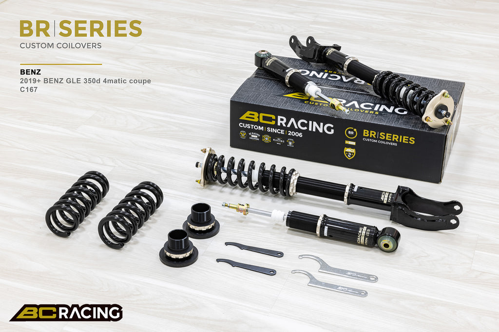 Coilovers BC Racing J-51-BR-RS para Mercedes Benz GLE 350D 4Matic Coupé C167 2019+
