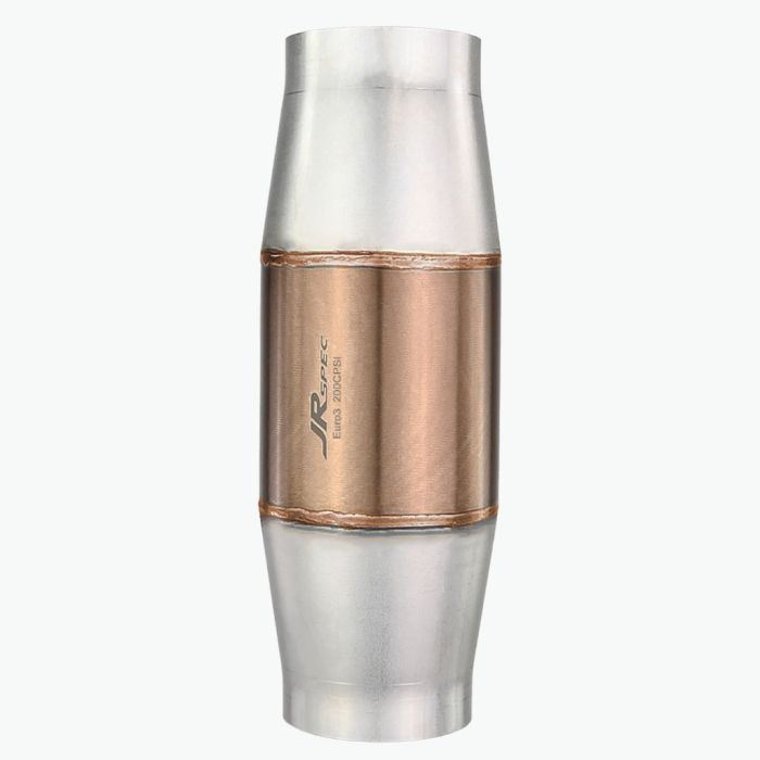 JRspec Euro 3 Universal Sport Catalytic Converter for 1.2 to 3.2 L Engines, 76 mm Inlet/Outlet (100 mm).