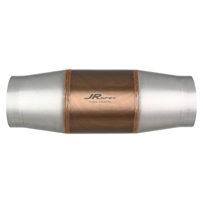 JRspec Euro 3 Universal Sport Catalytic Converter for 1.2 to 3.2 L Engines, 76 mm Inlet/Outlet (100 mm).