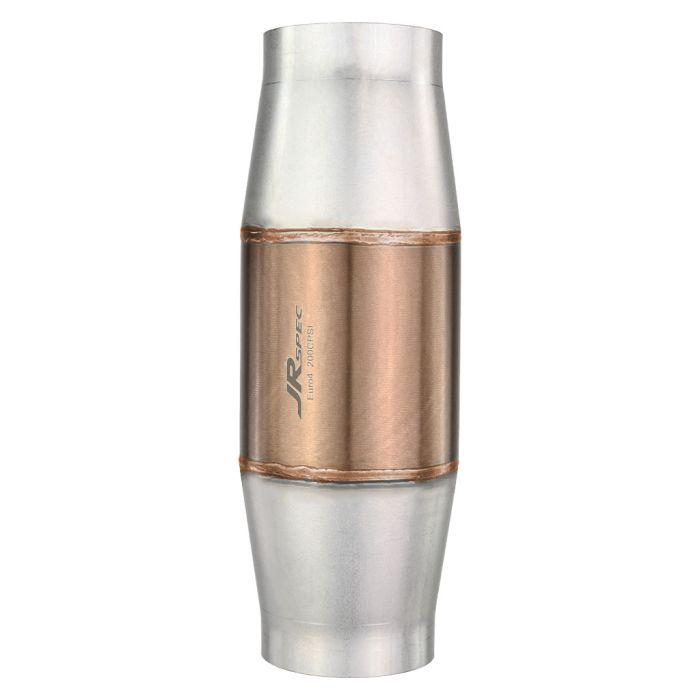 JRspec Euro 4 Universal Sports Catalytic Converter for 1.2 to 3.2 L Engines, 76 mm (100 mm) Inlet/Outlet.