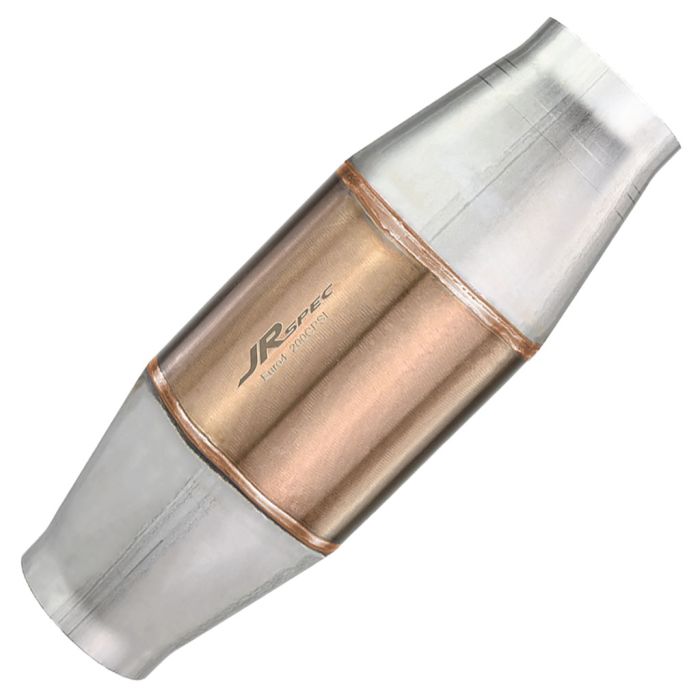 JRspec Euro 4 Universal Sports Catalytic Converter for 1.2 to 3.2 L Engines, 63 mm (100 mm) Inlet/Outlet.