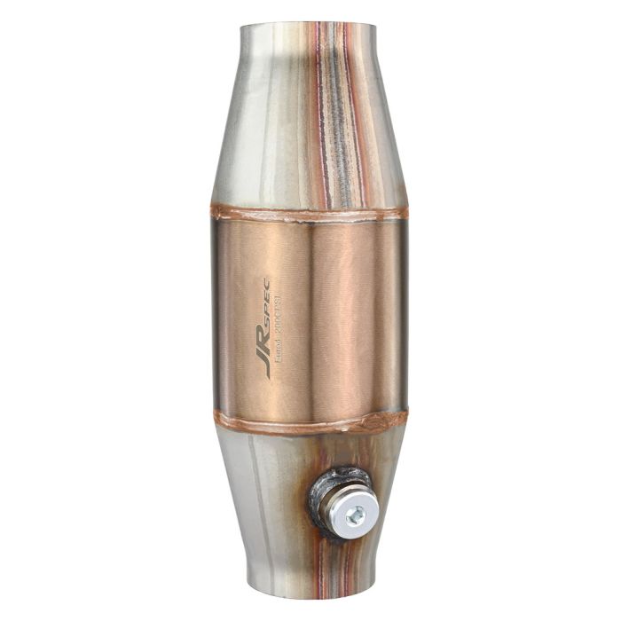 JRspec Euro 4 Universal Sports Catalytic Converter for 1.2 to 3.2 L Engines, 63 mm (100 mm) Inlet/Outlet.