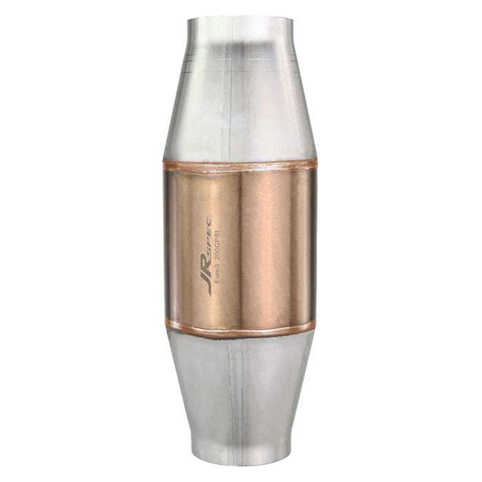 Universal JRspec Euro 3 Sport Catalytic Converter for 1.2 to 3.2 L Engines, 63mm (100mm) Inlet/Outlet.