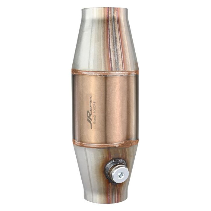 Universal JRspec Euro 3 Sport Catalytic Converter for 1.2 to 3.2 L Engines, 63mm (100mm) Inlet/Outlet.