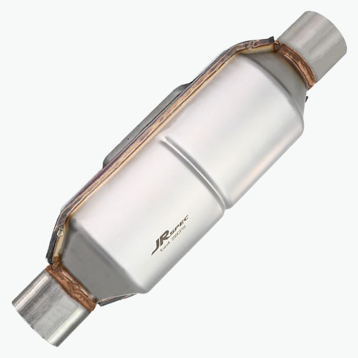 JRspec Euro 4 Universal Catalytic Converter for 1.4-4.0L Engines, 57mm Inlet/Outlet.