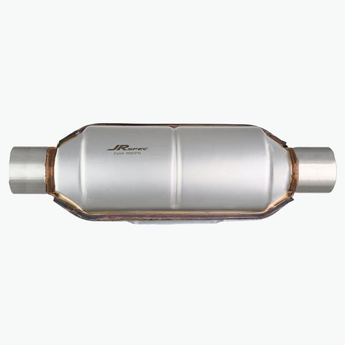 JRspec Euro 4 Universal Catalytic Converter for 1.4-4.0L Engines, 57mm Inlet/Outlet.