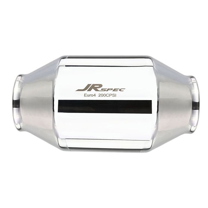 JRspec Euro 4 Universal Catalytic Converter for 0.6 to 2.4 L Engines, 57 mm (102 mm) Inlet/Outlet.