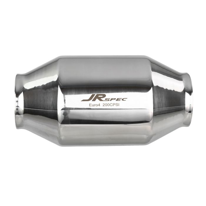 JRspec Euro 4 Universal Catalytic Converter for 0.6 to 2.4 L Engines, 57 mm (102 mm) Inlet/Outlet.