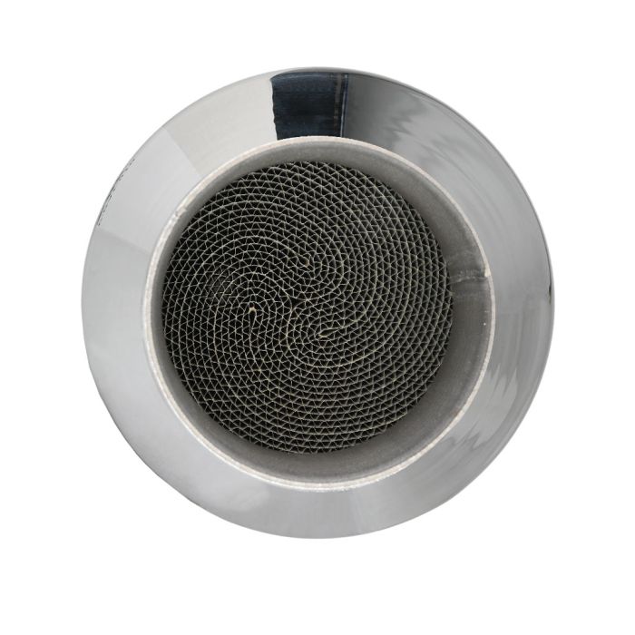 JRspec Euro 3 Universal Catalytic Converter for 1.8 to 4.2 L Engines, 63mm (102mm) Inlet/Outlet.