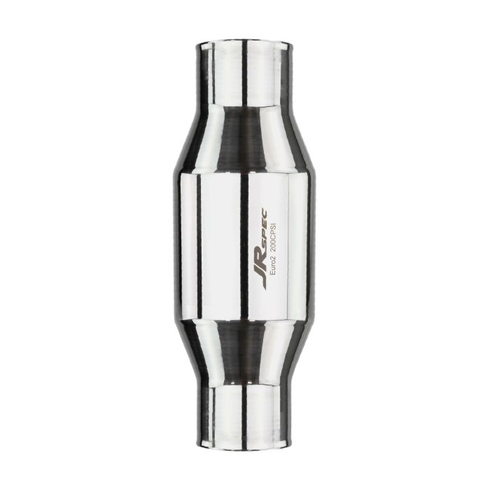JRspec Universal Euro 2 Catalytic Converter for 1.8 to 4.2 L Engines, 63 mm (102 mm) Inlet/Outlet.