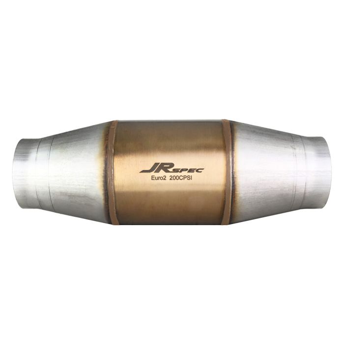 Catalizador deportivo universal JRspec Euro 2 para motores de 1.2 a 3.2 L, entrada/salida de 63 mm (100 mm).
