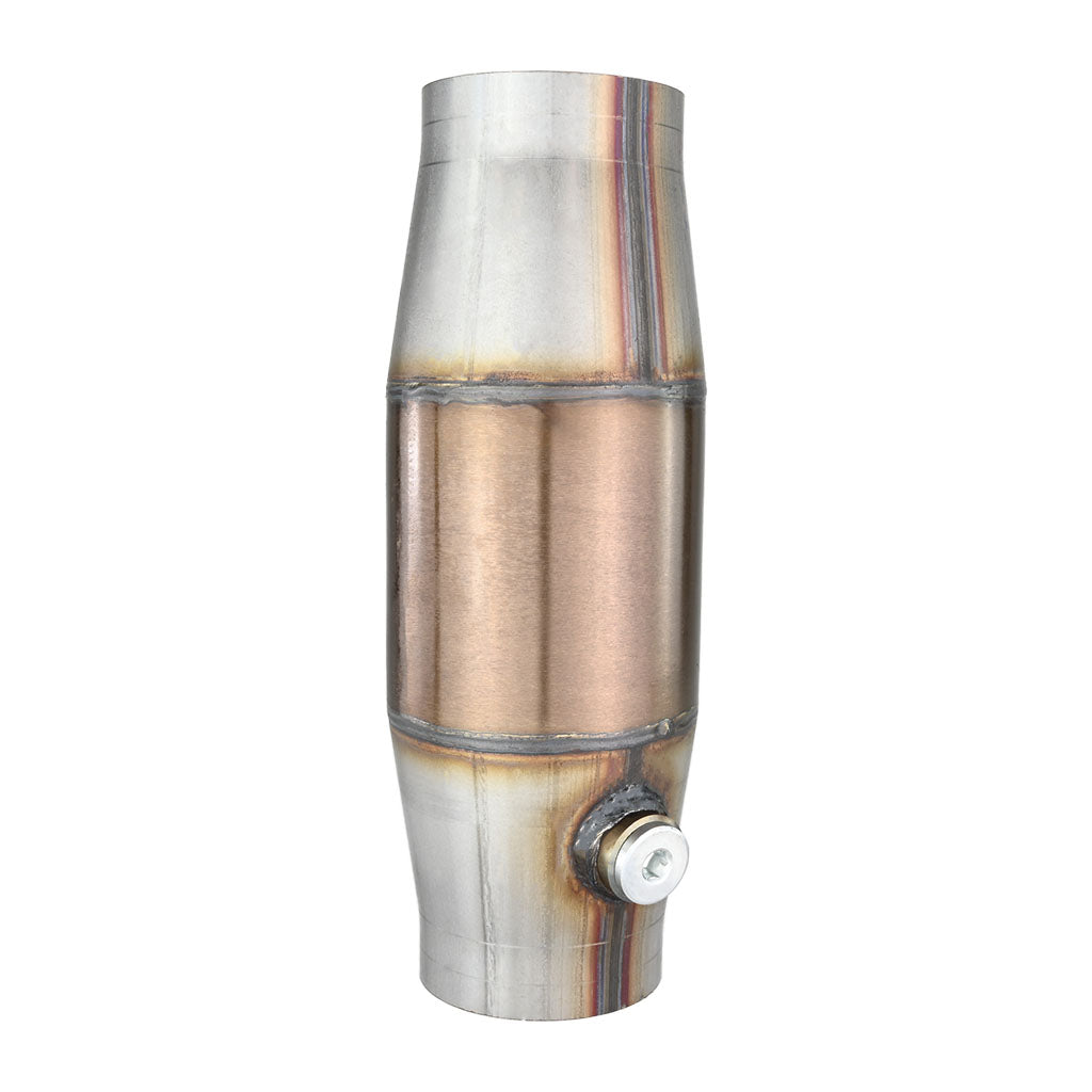 Catalizador deportivo universal JRspec Euro 5 para motores de 1,2 - 3,2 L, entrada/salida 76 mm (100 mm)
