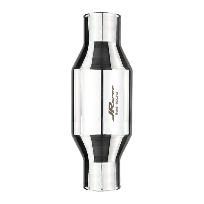 JRspec Universal Euro 5 Catalytic Converter for 0.6 to 2.4 L Engines, 57 mm Inlet/Outlet (102 mm).