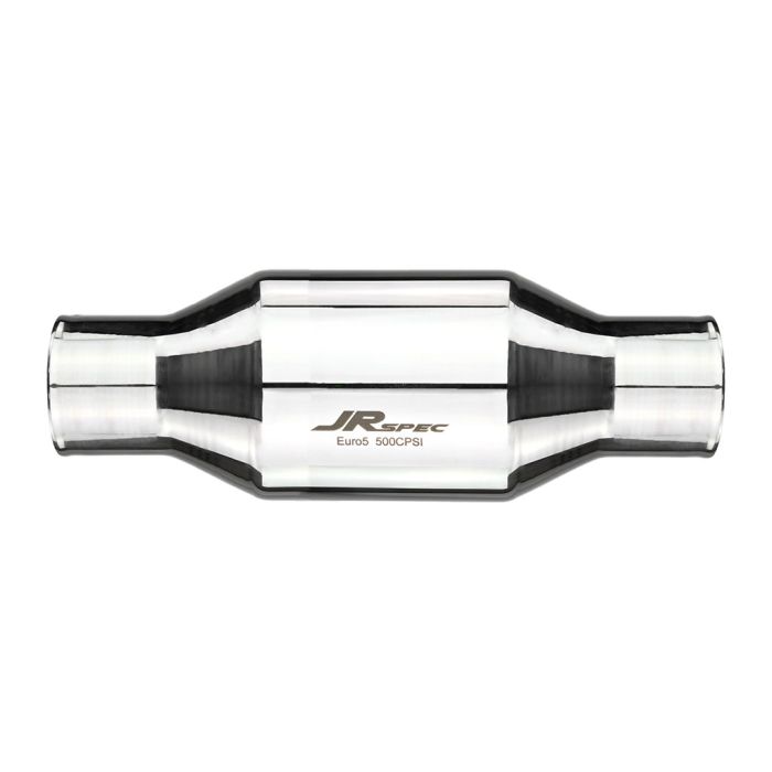 JRspec Universal Euro 5 Catalytic Converter for 0.6 to 2.4 L Engines, 57 mm Inlet/Outlet (102 mm).