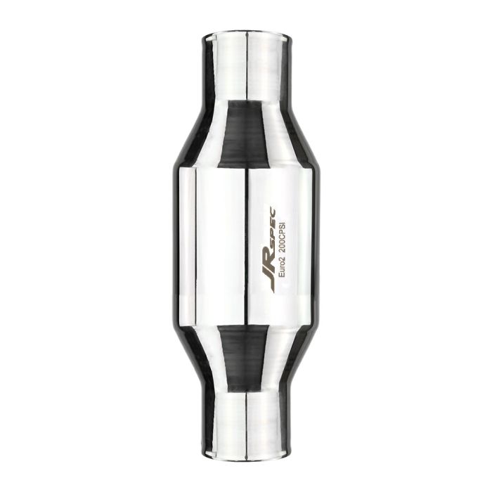 Convertidor catalítico universal JRspec Euro 2 para motores de 0.6 a 2.4 L, entrada/salida de 57 mm (102 mm).