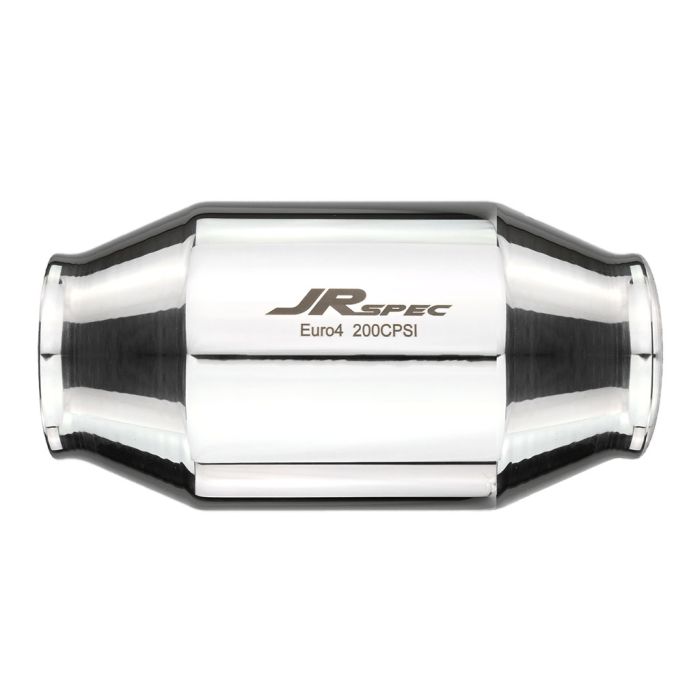 JRspec Euro 4 Universal Catalytic Converter for 0.6-2.4L Engines, 68mm / 102mm Inlet/Outlet