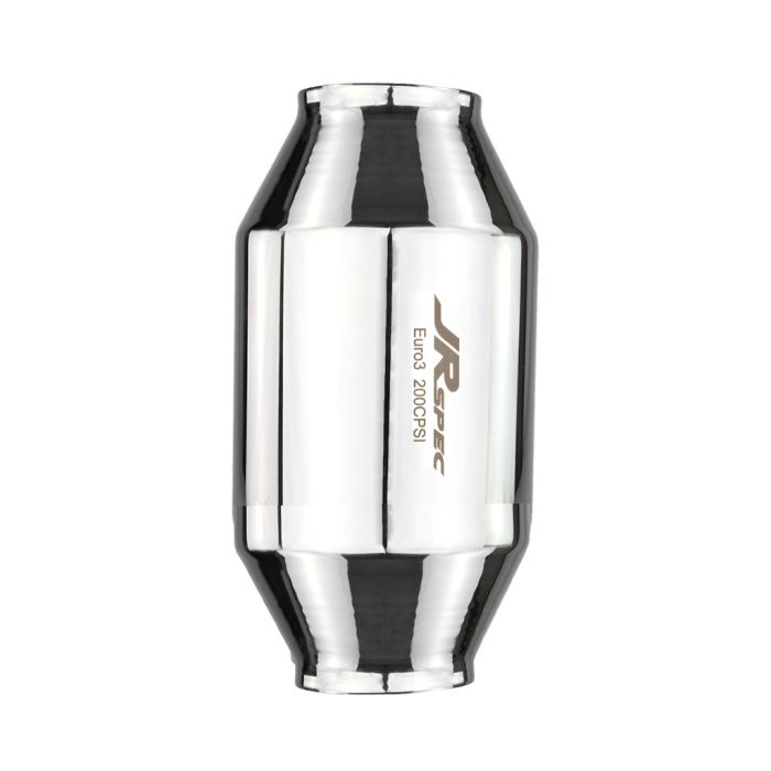 JRspec Euro 3 Universal Catalytic Converter for 0.6 to 2.4 L Engines, 63mm (102mm) Inlet/Outlet.
