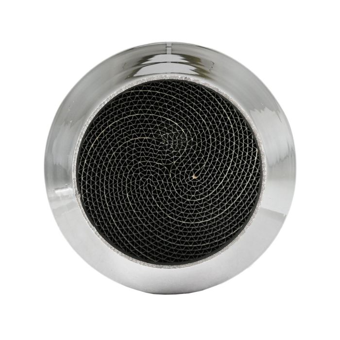 JRspec Euro 2 universal catalytic converter for 0.6 to 2.4 L engines, 63.5 mm (102 mm) inlet/outlet.