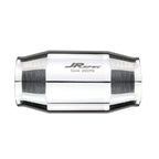 JRspec Euro 4 universal catalytic converter for 0.6 to 2.4 L engines, 76 mm inlet/outlet (102 mm).