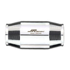 JRspec Universal Catalytic Converter Euro 3 for 0.6 to 2.4 L Engines, 76 mm (102 mm) Inlet/Outlet.