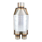 JRSpec Euro 4 Universal Catalytic Converter for 1.6 to 4.0 L Engines, 63 mm / 57 mm Inlet/Outlet