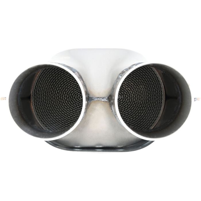 JRSpec Euro 4 Universal Catalytic Converter for 1.6 to 4.0 L Engines, 63 mm / 57 mm Inlet/Outlet