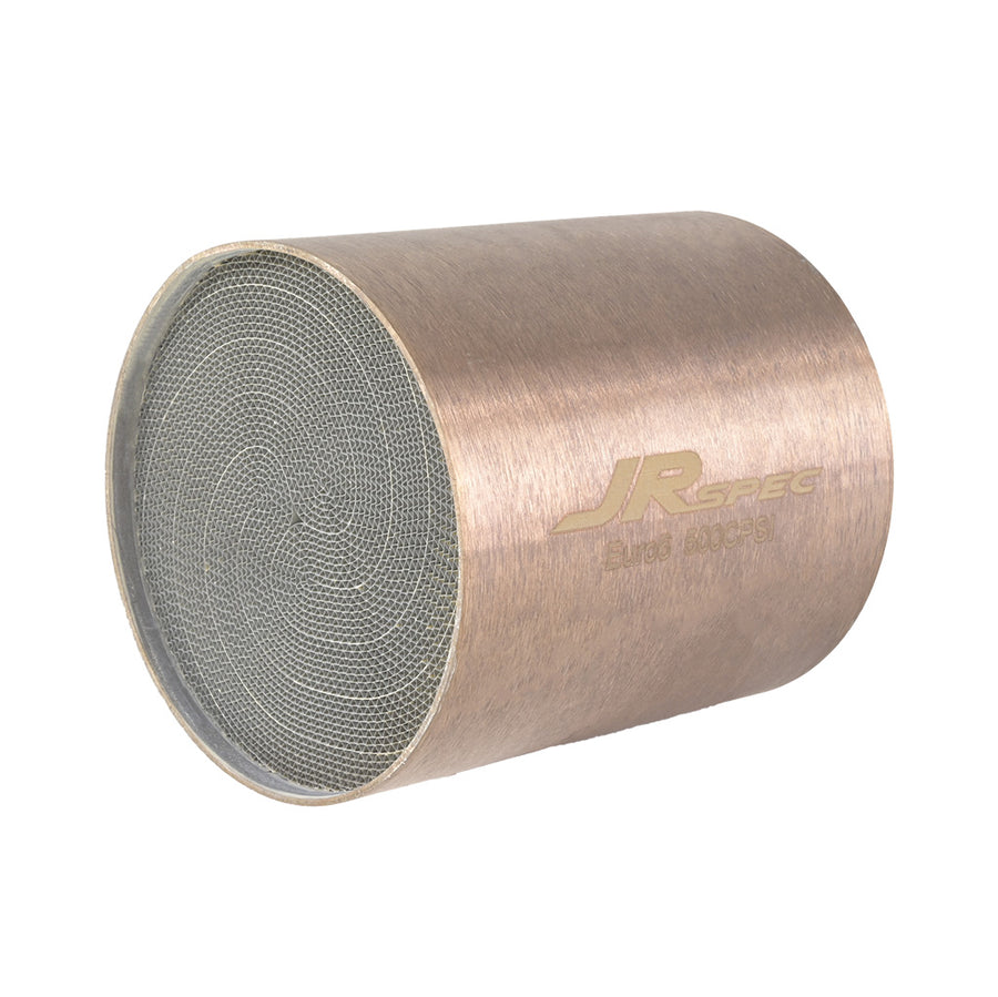 JRspec Sport Gasoline Catalytic Converter Core Length 100 mm Euro 6 500 CPSI Diameter 90 mm
